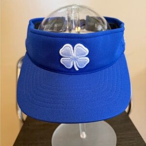 Black Clover Topgolf Blue Golf Visor Live Lucky Adjustable 110 Flexfit